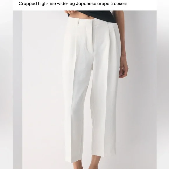 Aritzia Wilfred Cream Trousers - Picture 8 of 8